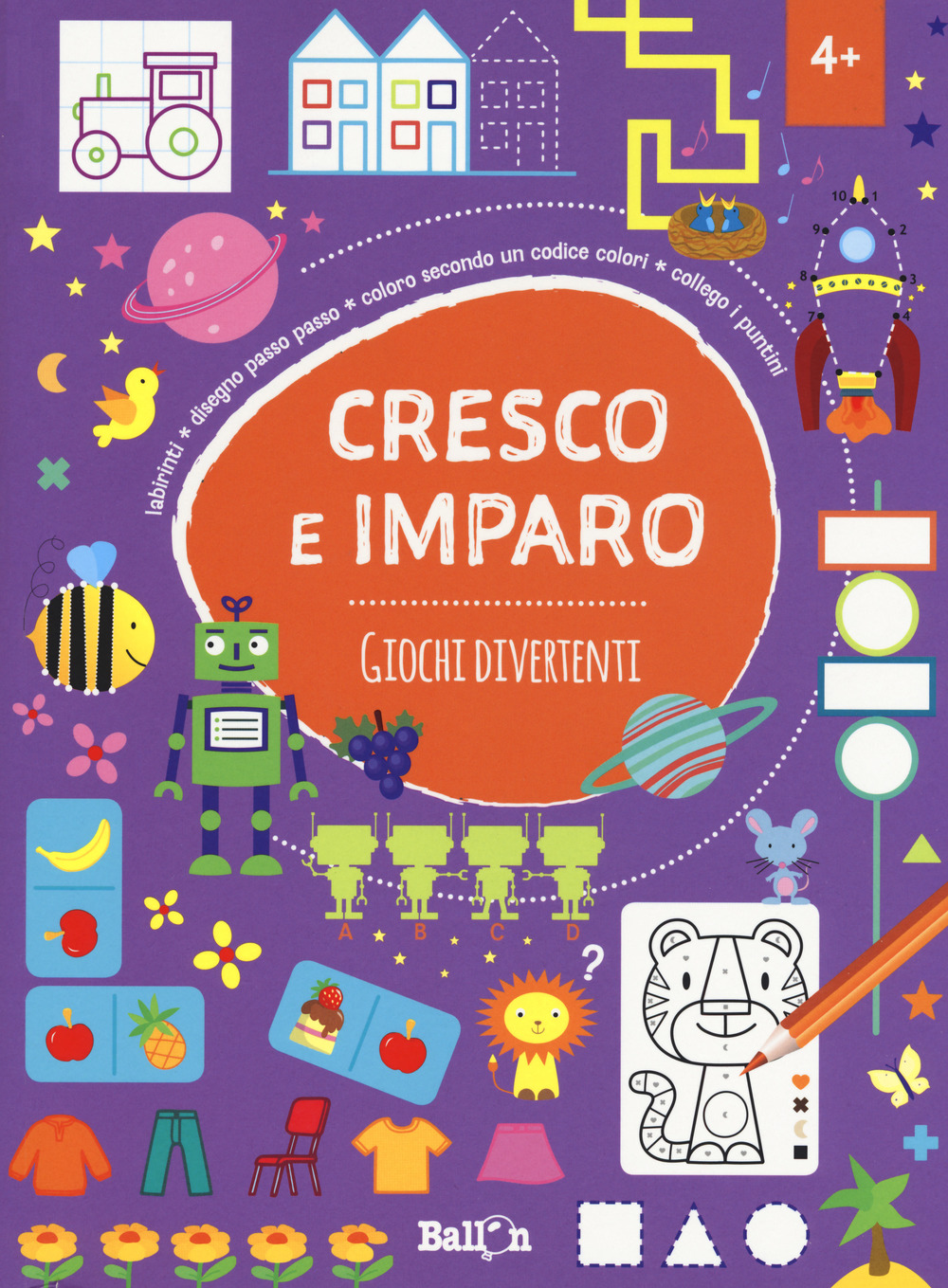 Giochi divertenti. Cresco e imparo. Ediz. a colori