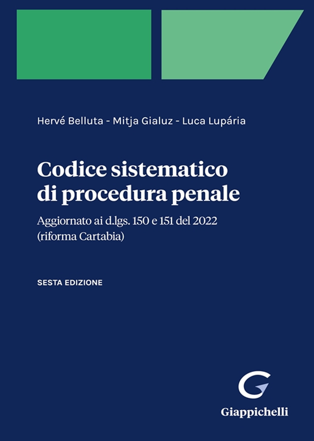 Codice sistematico di procedura penale