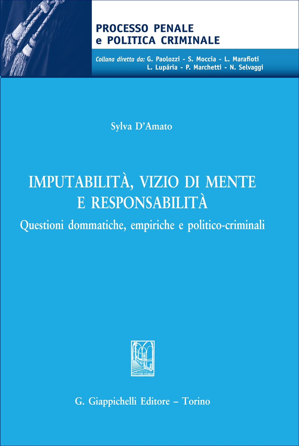 Imputabilità, vizio di mente e responsabilità. Questioni dommatiche, empiriche e politico-criminali
