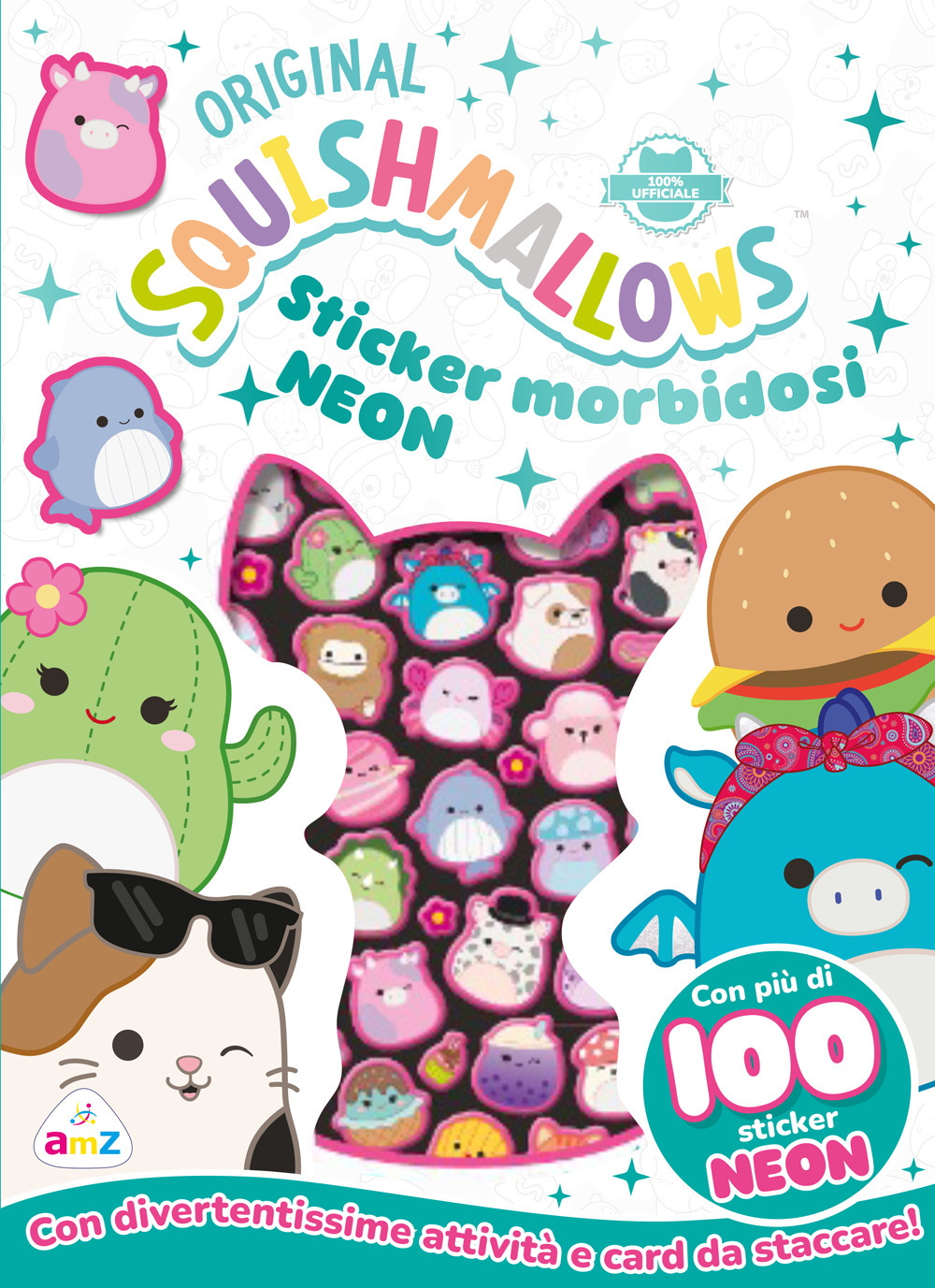 Squishmallows. Sticker morbidosi Neon. Ediz. a colori