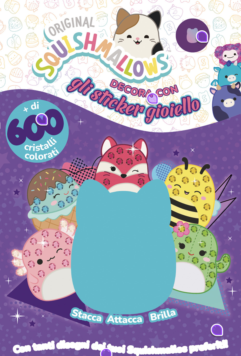 Squishmallows. Decora con gli sticker gioiello. Ediz. a colori. Con cristalli colorati