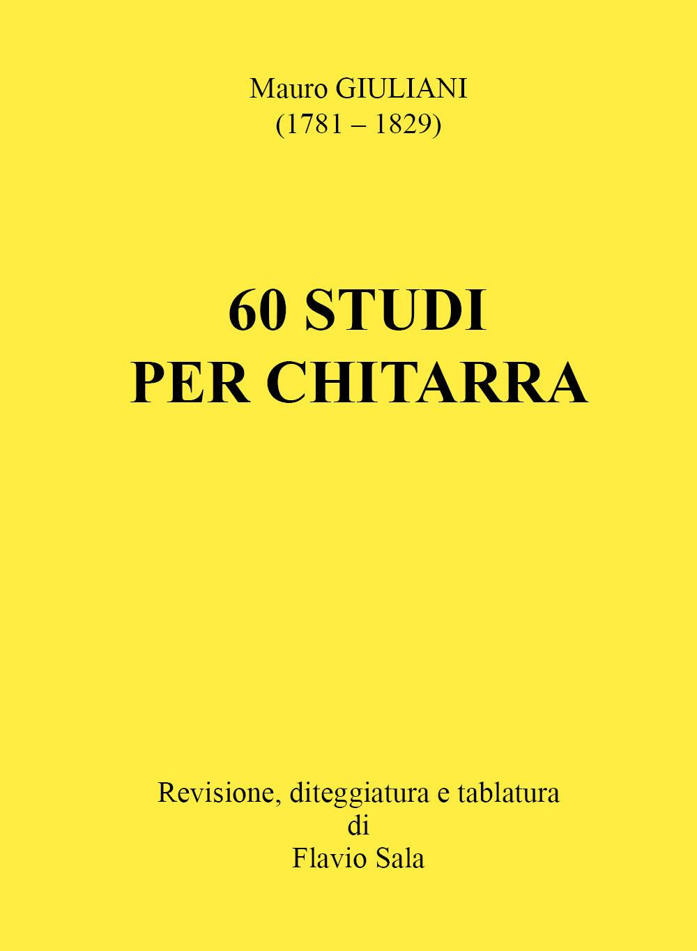 Mauro Giuliani: 60 studi per chitarra