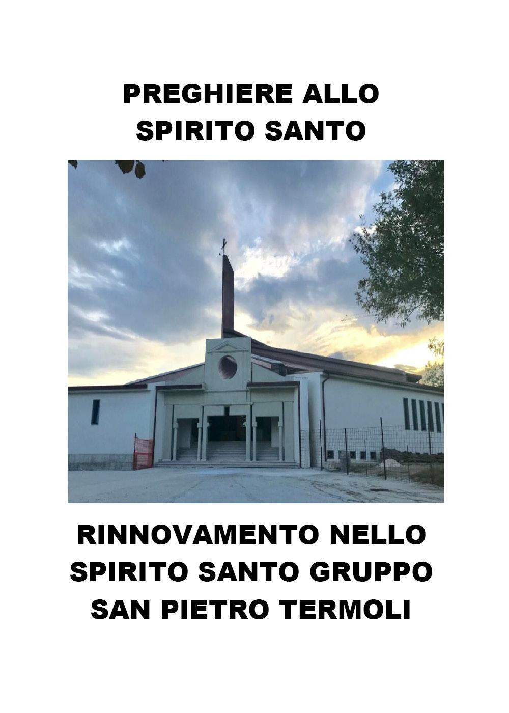 Preghiere allo Spirito Santo