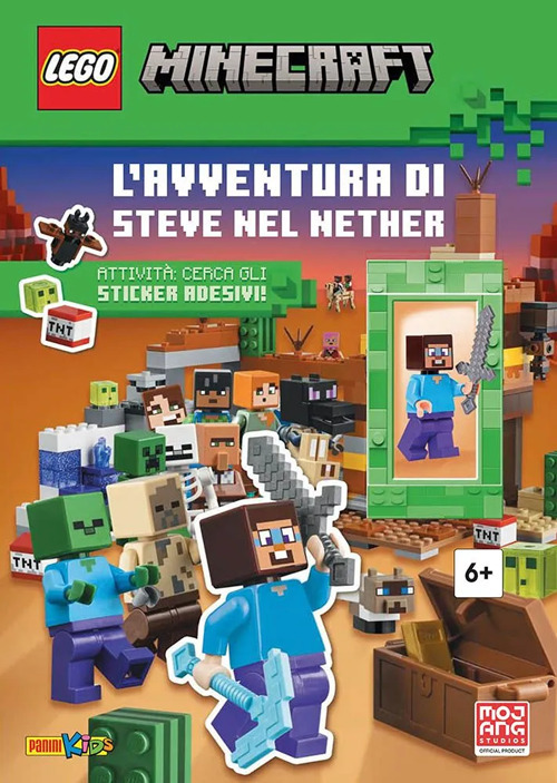 L'avventura di Steve nel Nether. Lego minecraft. Ediz. a colori. Con minifigure di Steve. Con Adesivi