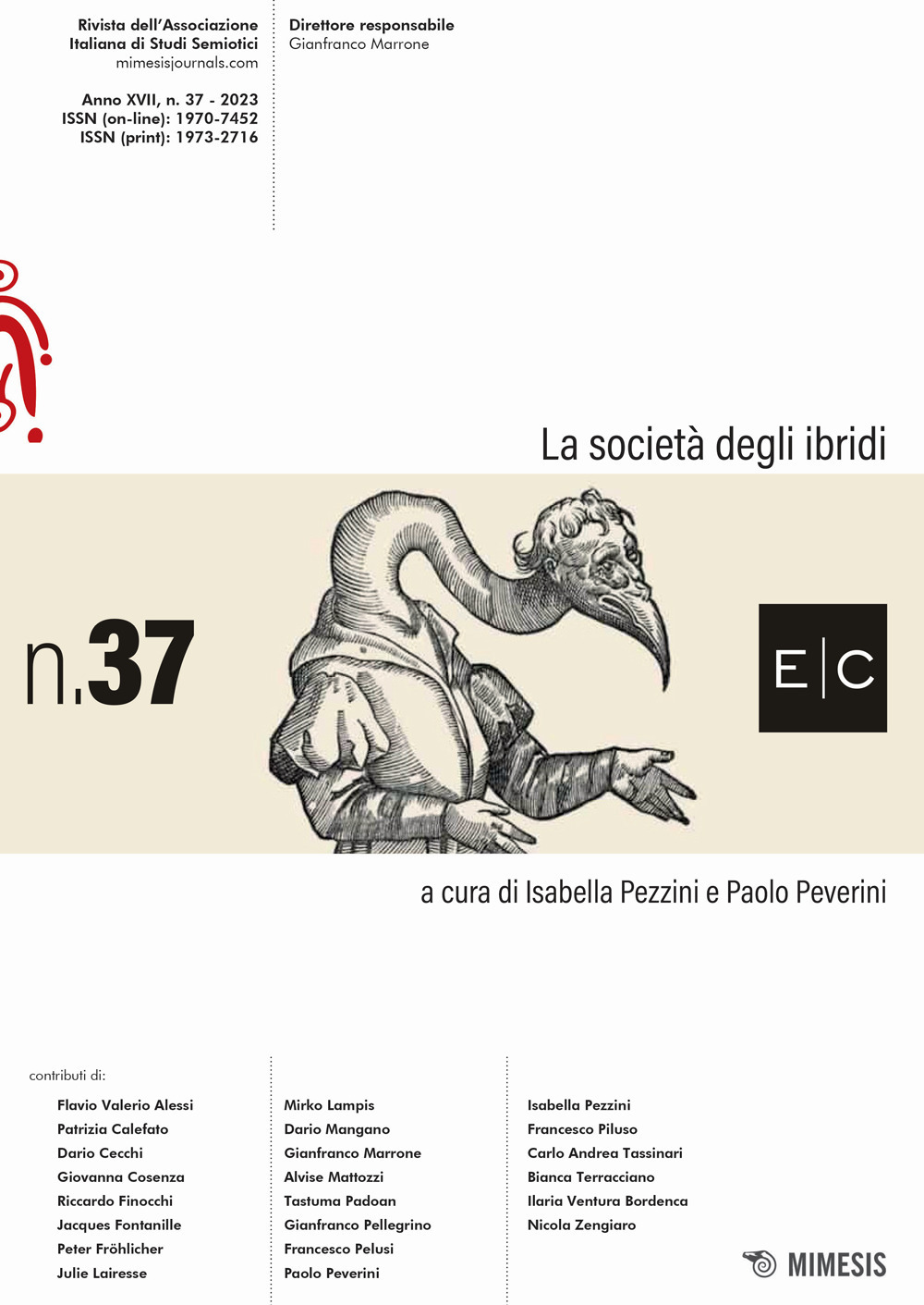 E/C. Rivista dell'associazione italiana di studi semiotici (2023). Vol. 37