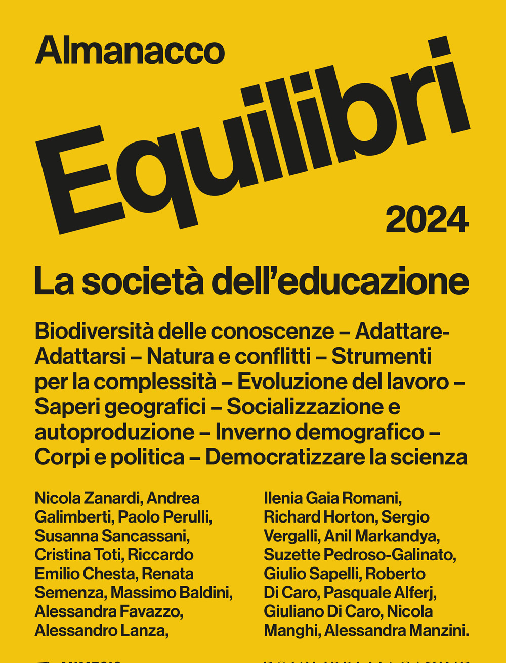 Almanacco equilibri 2024. La società dell'educazione