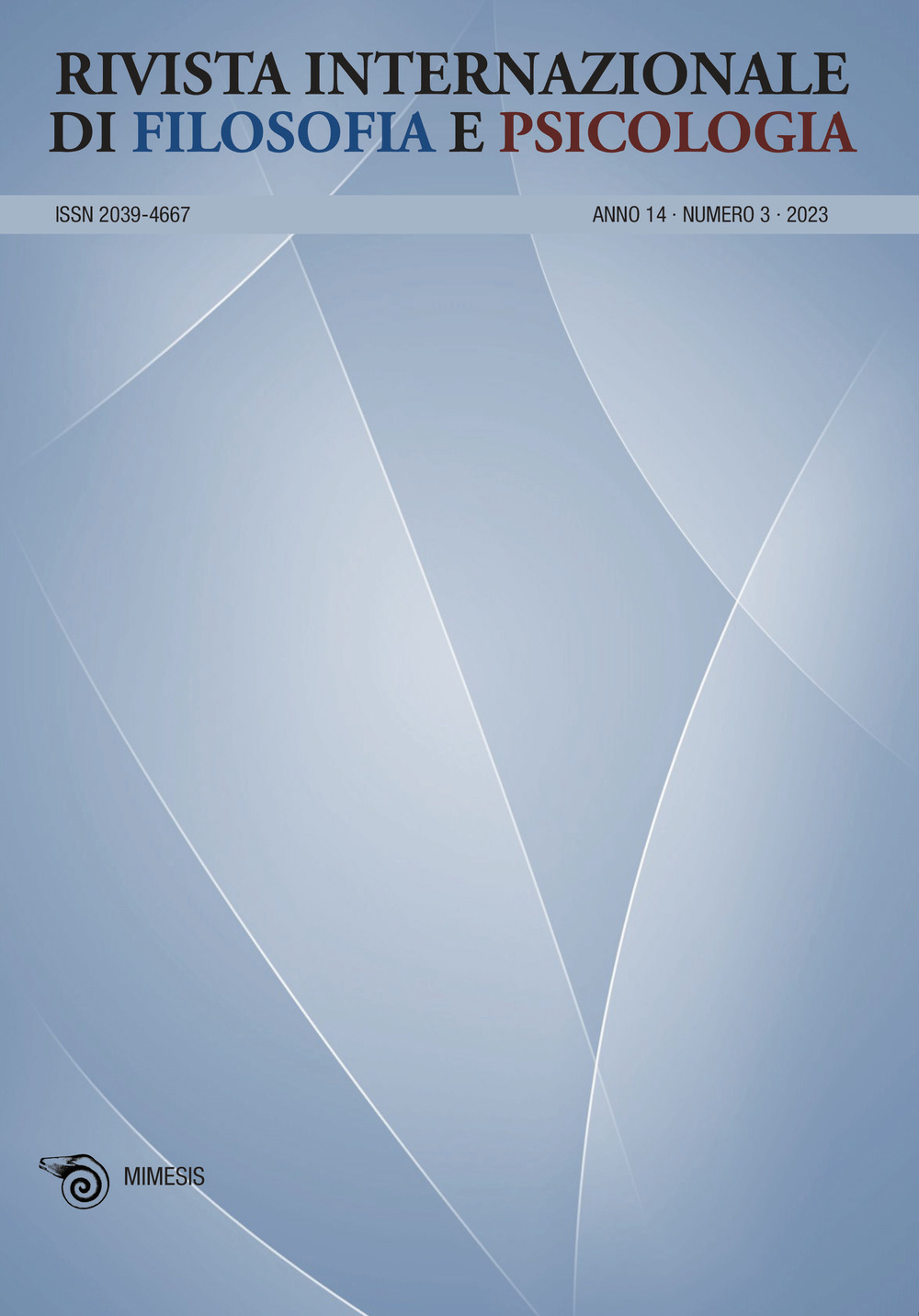 Rivista internazionale di filosofia e psicologia (2023). Vol. 3