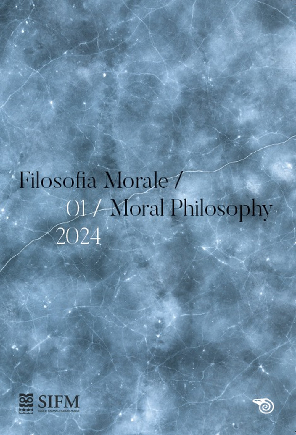 Filosofia morale-Moral philosophy (2024). Ediz. bilingue. Vol. 1