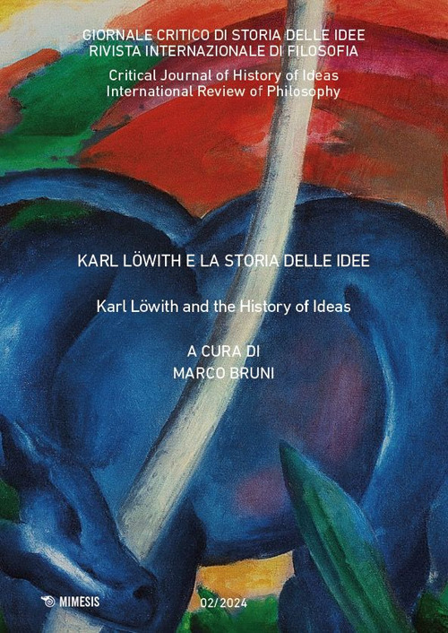 Giornale critico di storia delle idee (2024). Vol. 2: Karl Löwith e la storia delle idee