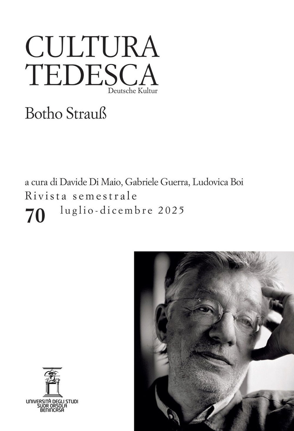 Cultura tedesca (2026). Vol. 70: Botho Strauß