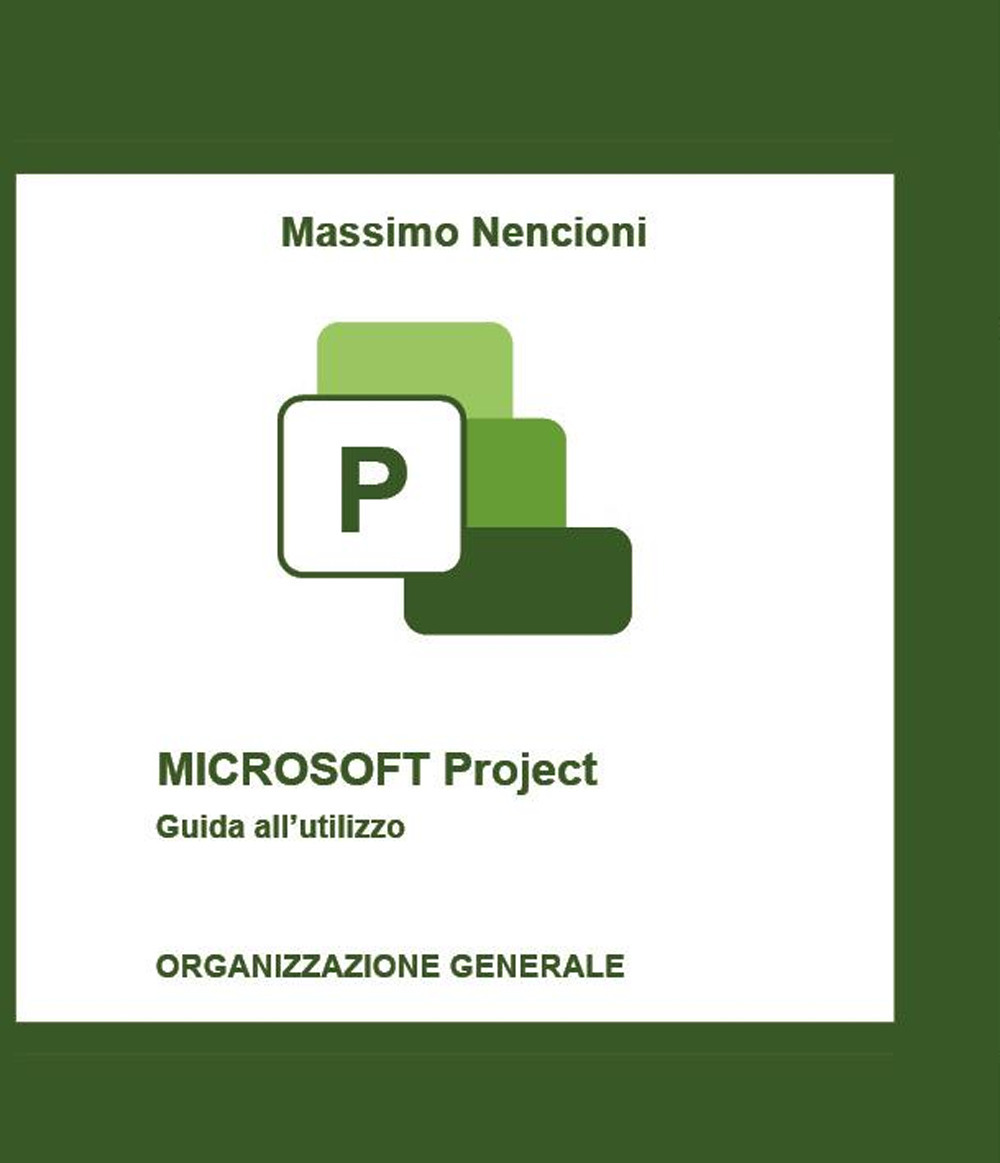 Microsoft project. Guida all'utilizzo. Organizzazione generale