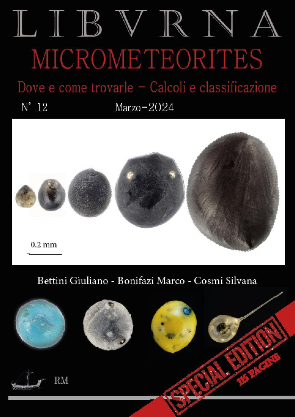 Relazioni mineralogiche. Libvrna. Vol. 12: Micrometeorites