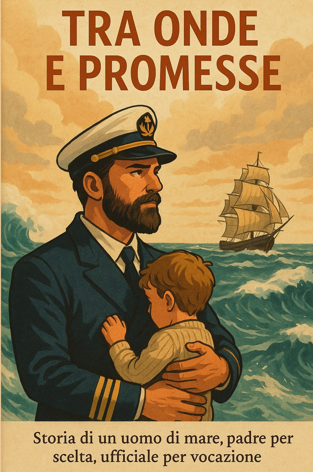 Tra onde e promesse. Storia di un uomo di mare, padre per scelta, ufficiale per vocazione