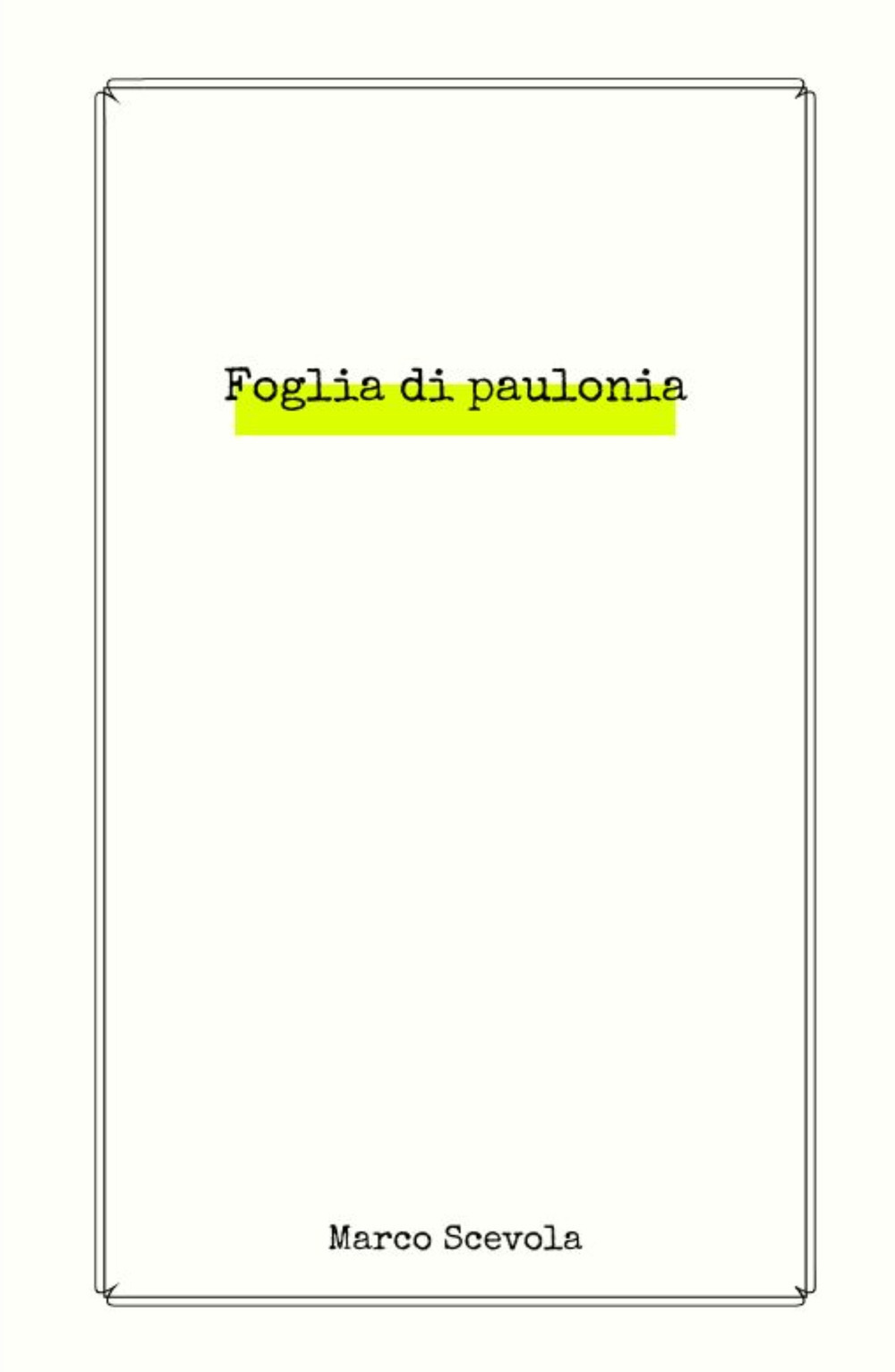 Foglie di paulonia