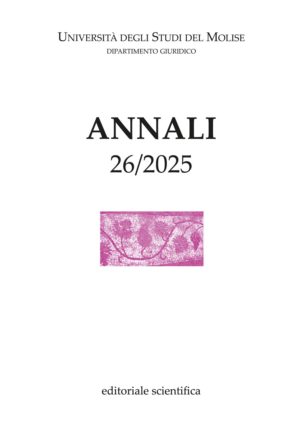 Annali (2025). Vol. 26