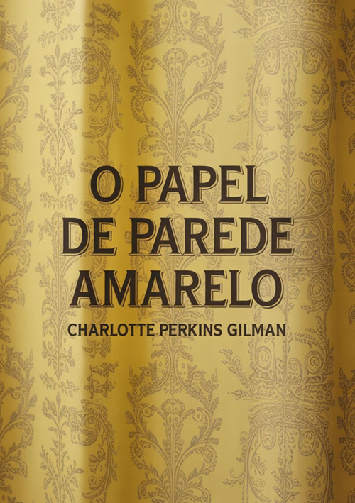 O papel de parede amarelo