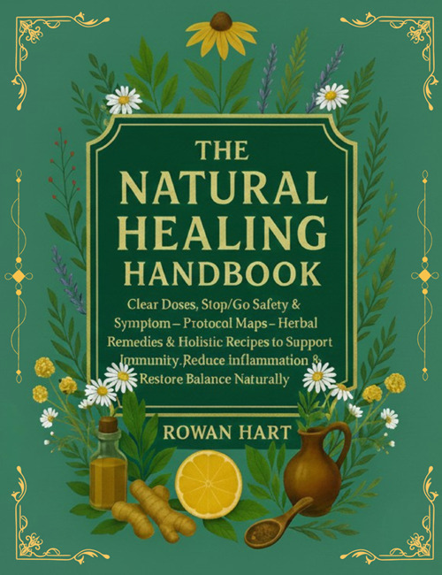The natural healing handbook. Clear doses, stop/go safety & symptom. Protocol maps-Herbal remedies & holistic recipes to support immunity, reduce inflammation & restore balance naturally