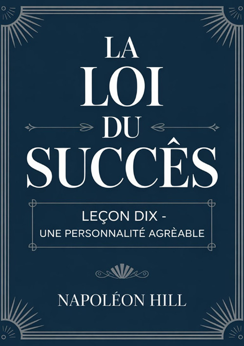 La loi du succès. Leçon dix. Une personnalité agréable