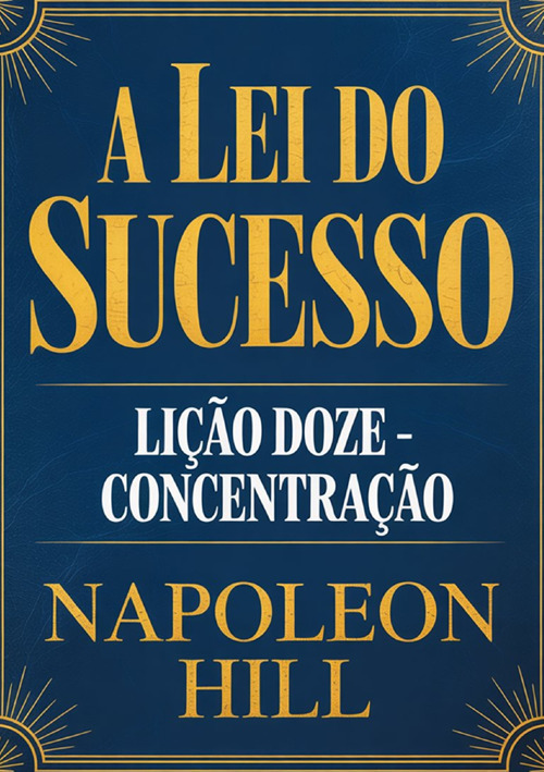 A lei do sucesso. Lição Doze. Concentração