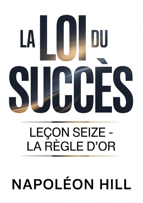 La loi du succès. Leçon seize. La règle d'or