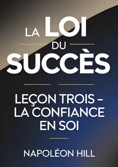 La loi du succès. Leçon trois. La confiance en soi