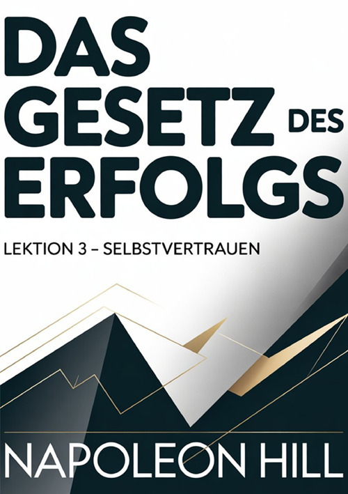 Das gesetz des erfolgs. Lektion 3. Selbstvvertrauen