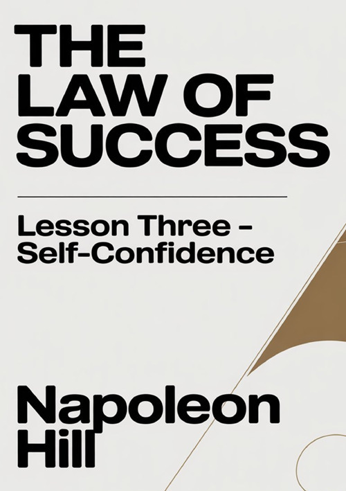 The law of success. Lesson three. Self-confidence
