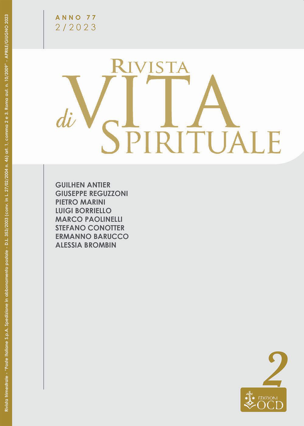 Rivista di vita spirituale (2023). Vol. 2