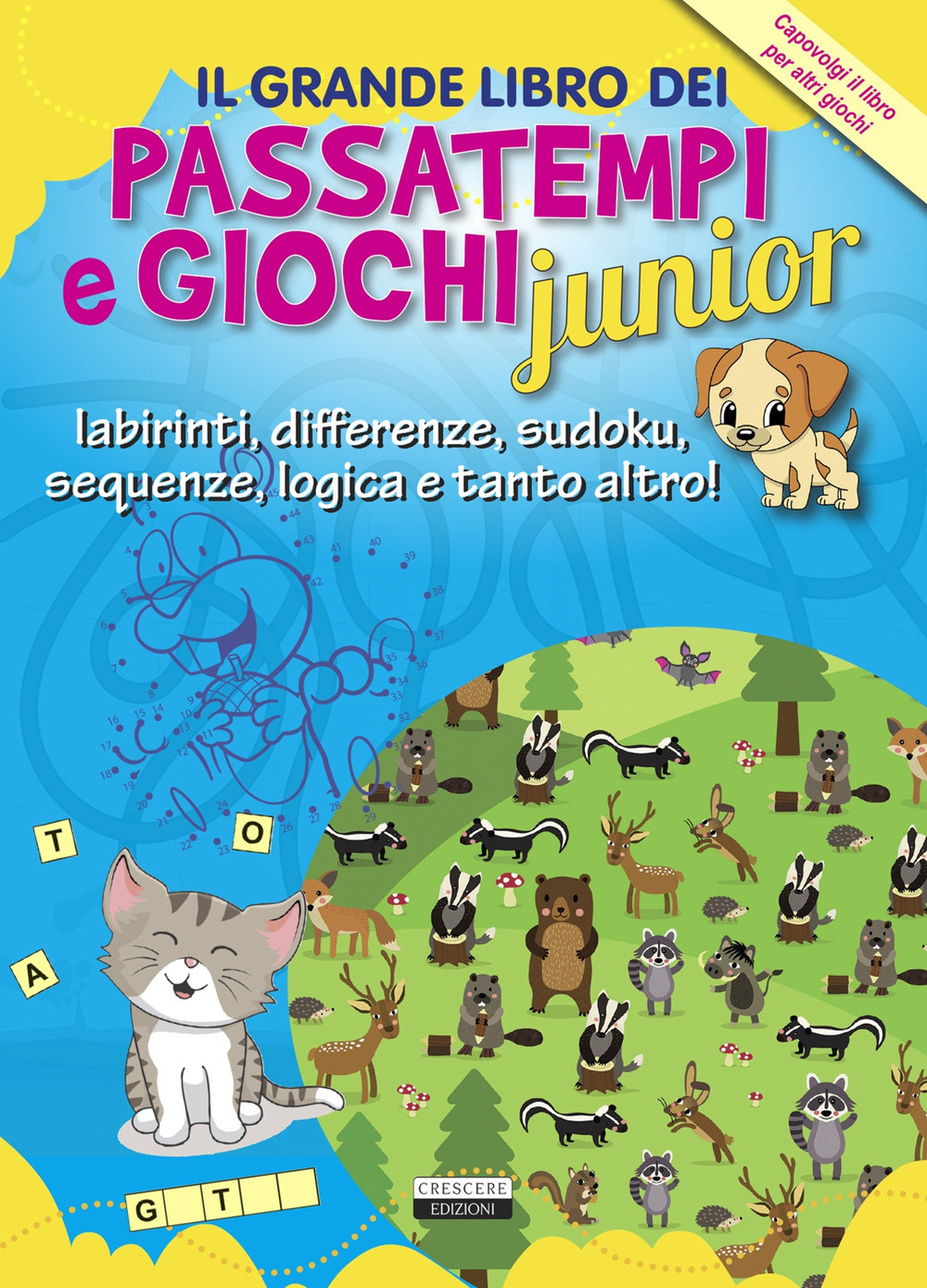 Il grande libro dei passatempi e giochi junior