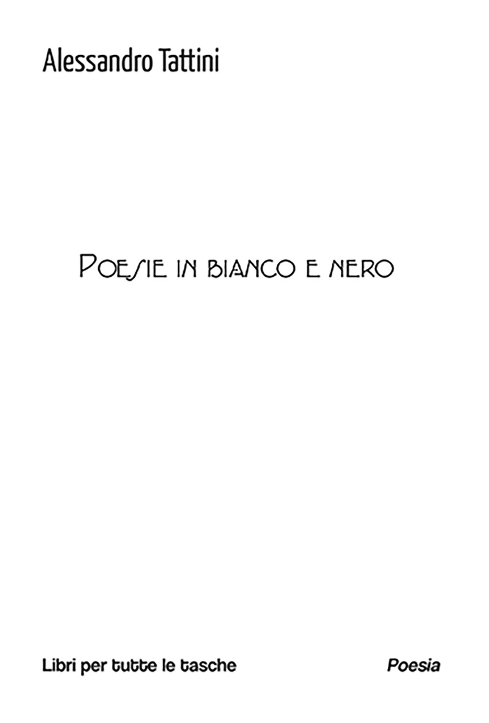 Poesie in bianco e nero