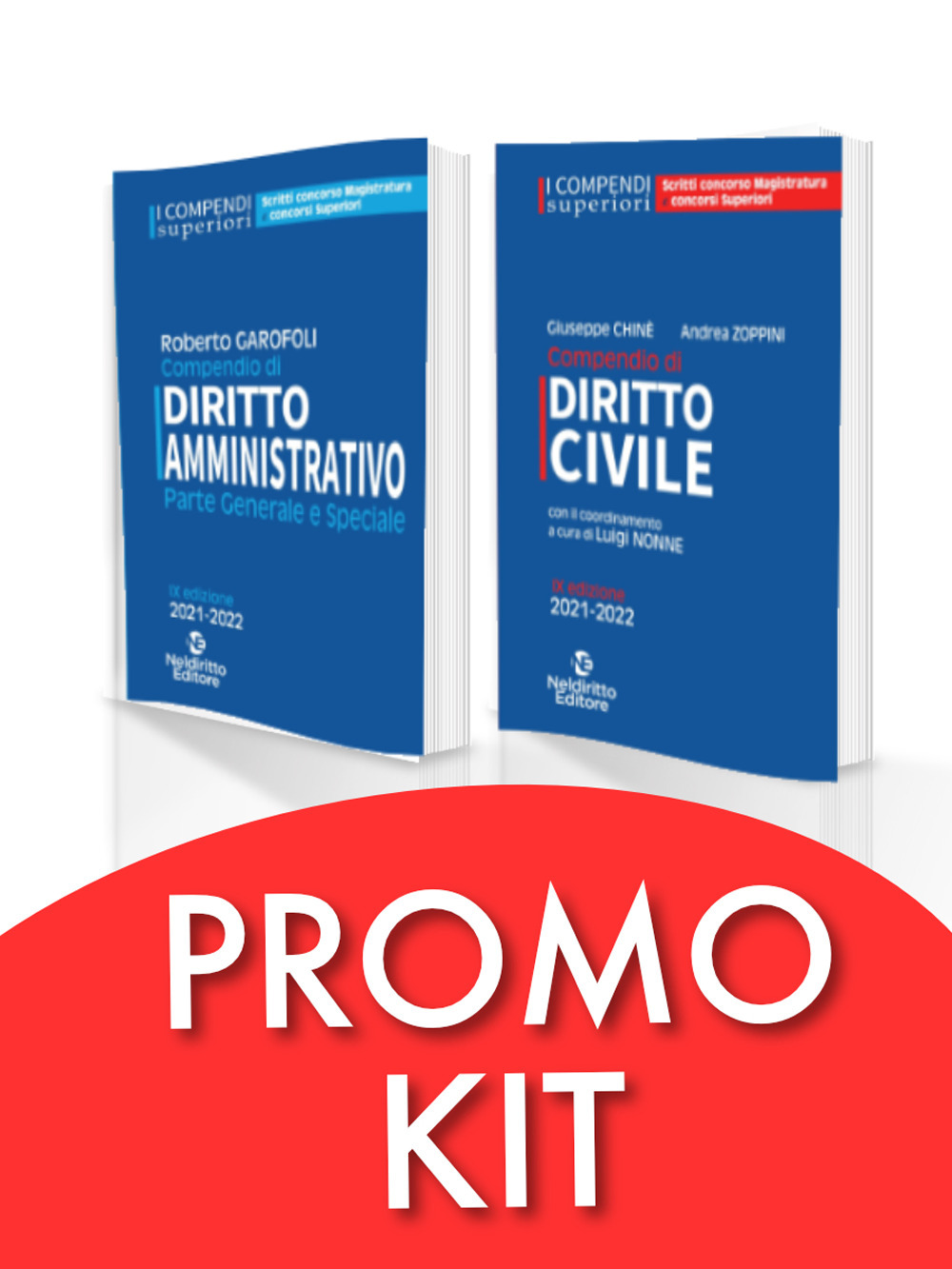 Kit 2 compendi superiori: Compendio superiore di civile+ Compendio superiore di amministrativo. Nuova ediz.