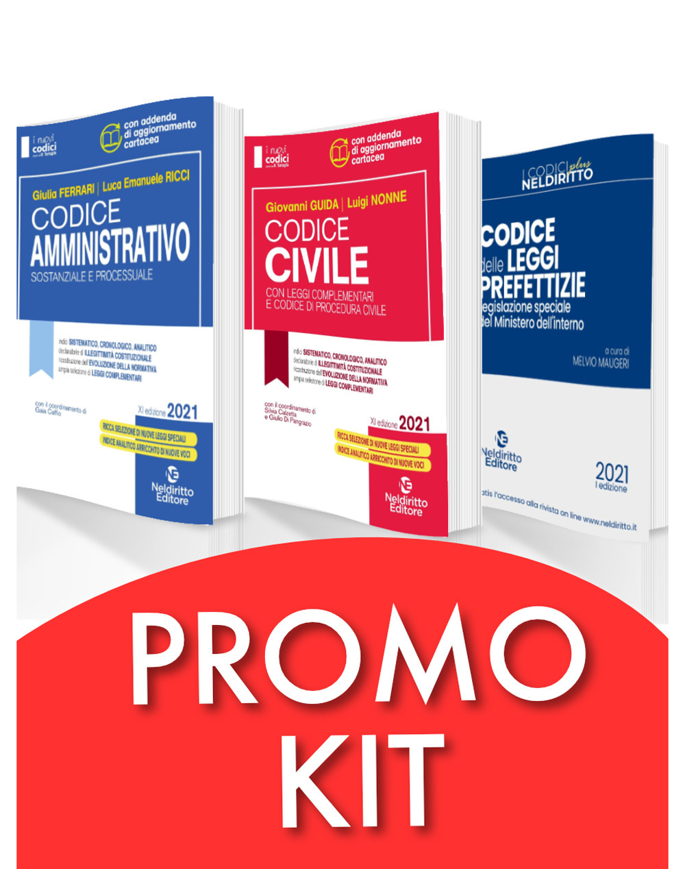 Concorso 200 posti carriera prefettizia: Codice amministrativo sostanziale e processuale. Concorso magistratura-Codice civile e procedura civile con leggi complementari. Concorso magistratura-Codice delle leggi prefettizie. Legislazione speciale del Minis