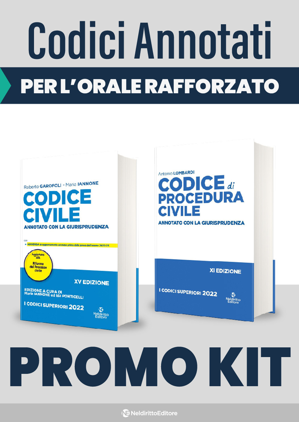 Kit esame avvocato 2022: Codice civile e leggi complementari. Annotato con la giurisprudenza-Codice di procedura civile. Annotato con la giurisprudenza