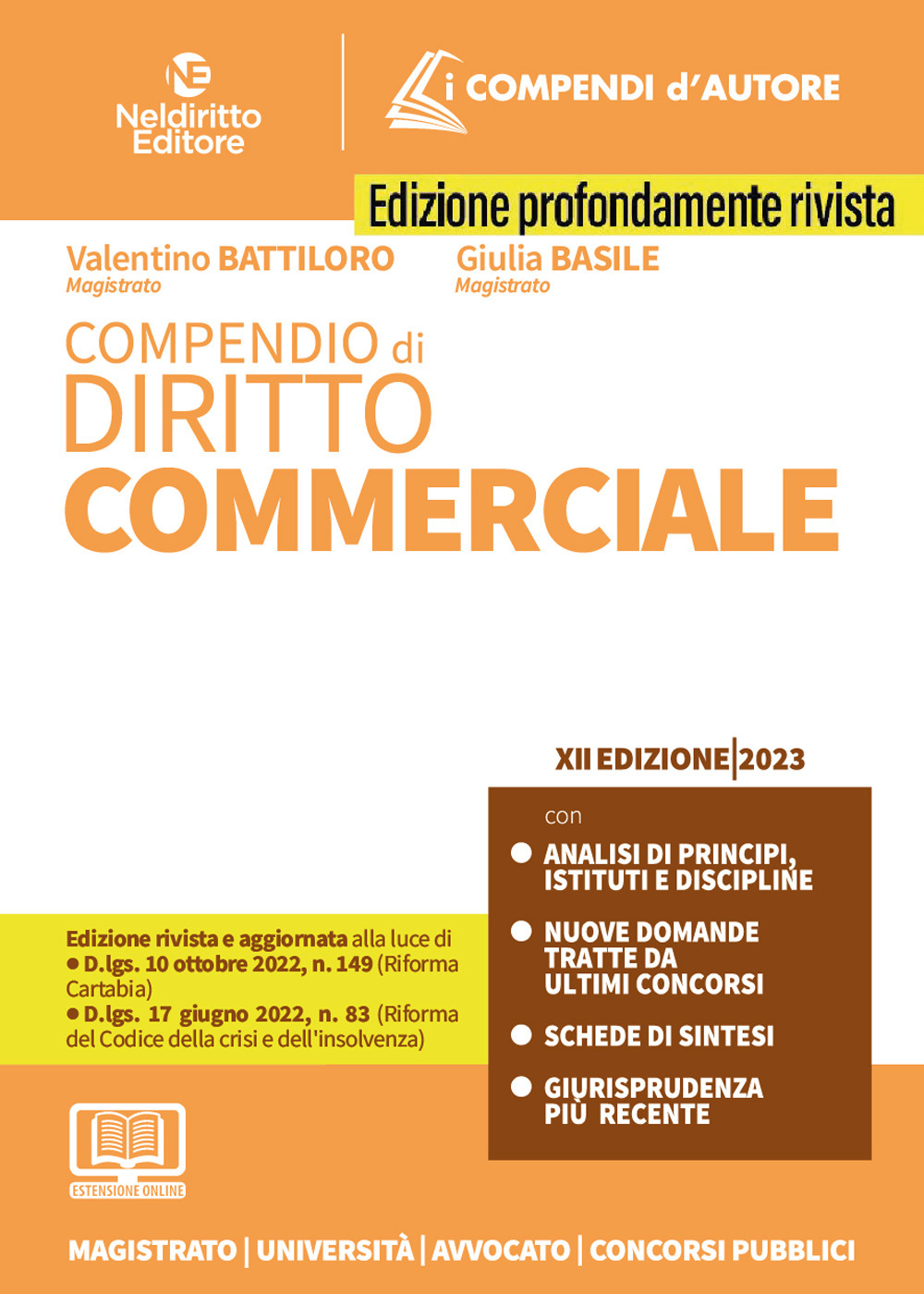 Compendio di diritto commerciale. Con espansione online