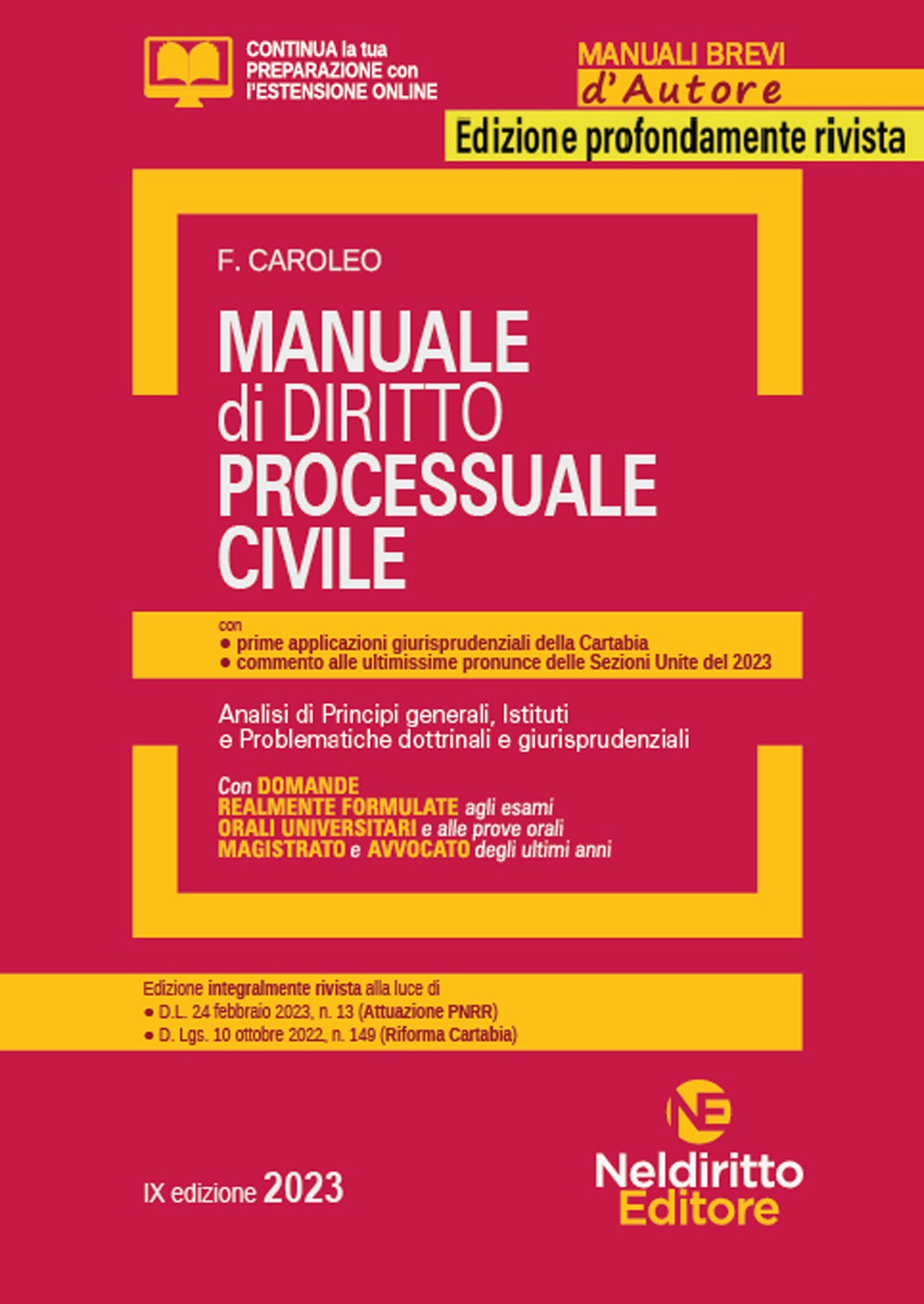 Manuale di diritto processuale civile