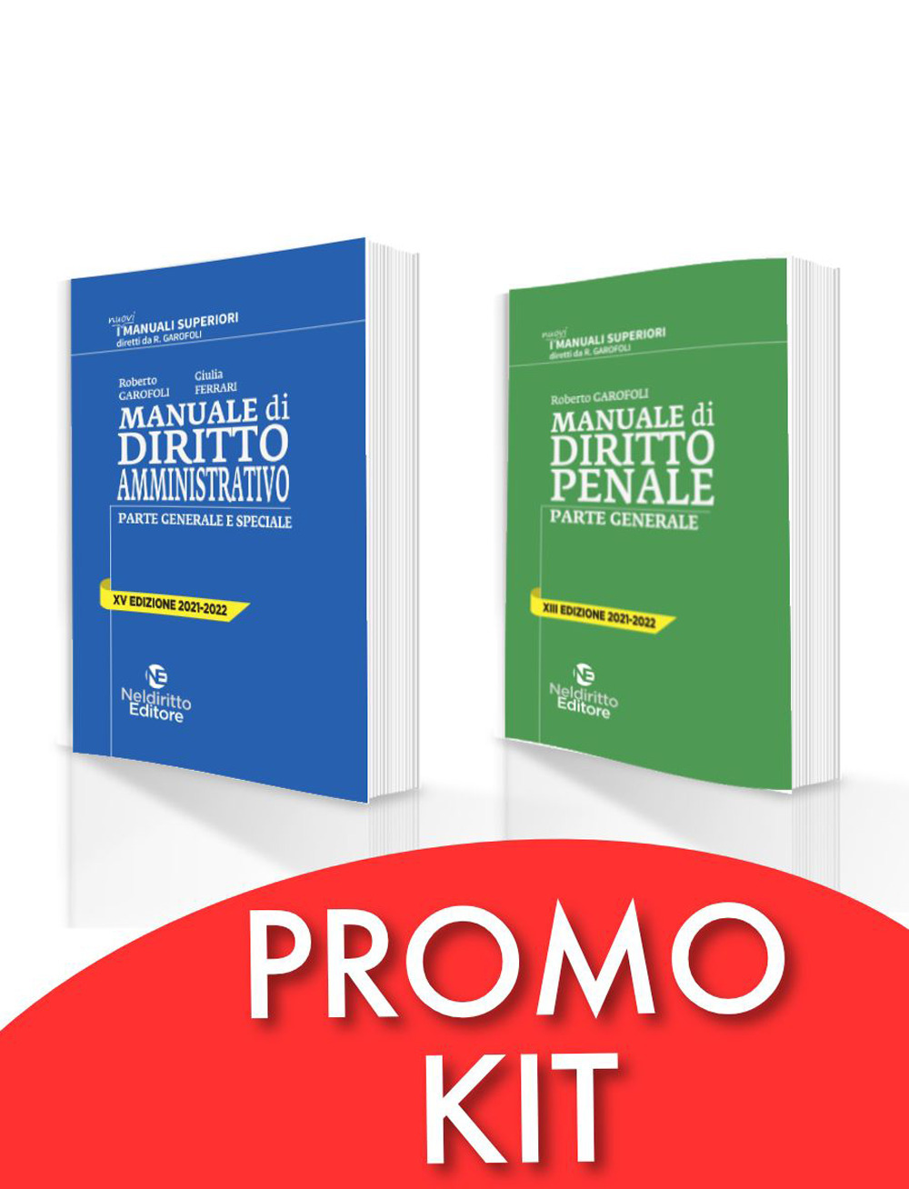 Kit manuali superiori: Manuale di diritto penale. Parte generale-Manuale di diritto amministrativo