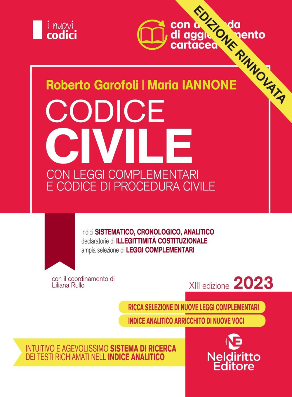 Codice civile con leggi complementari e codice di procedura civile