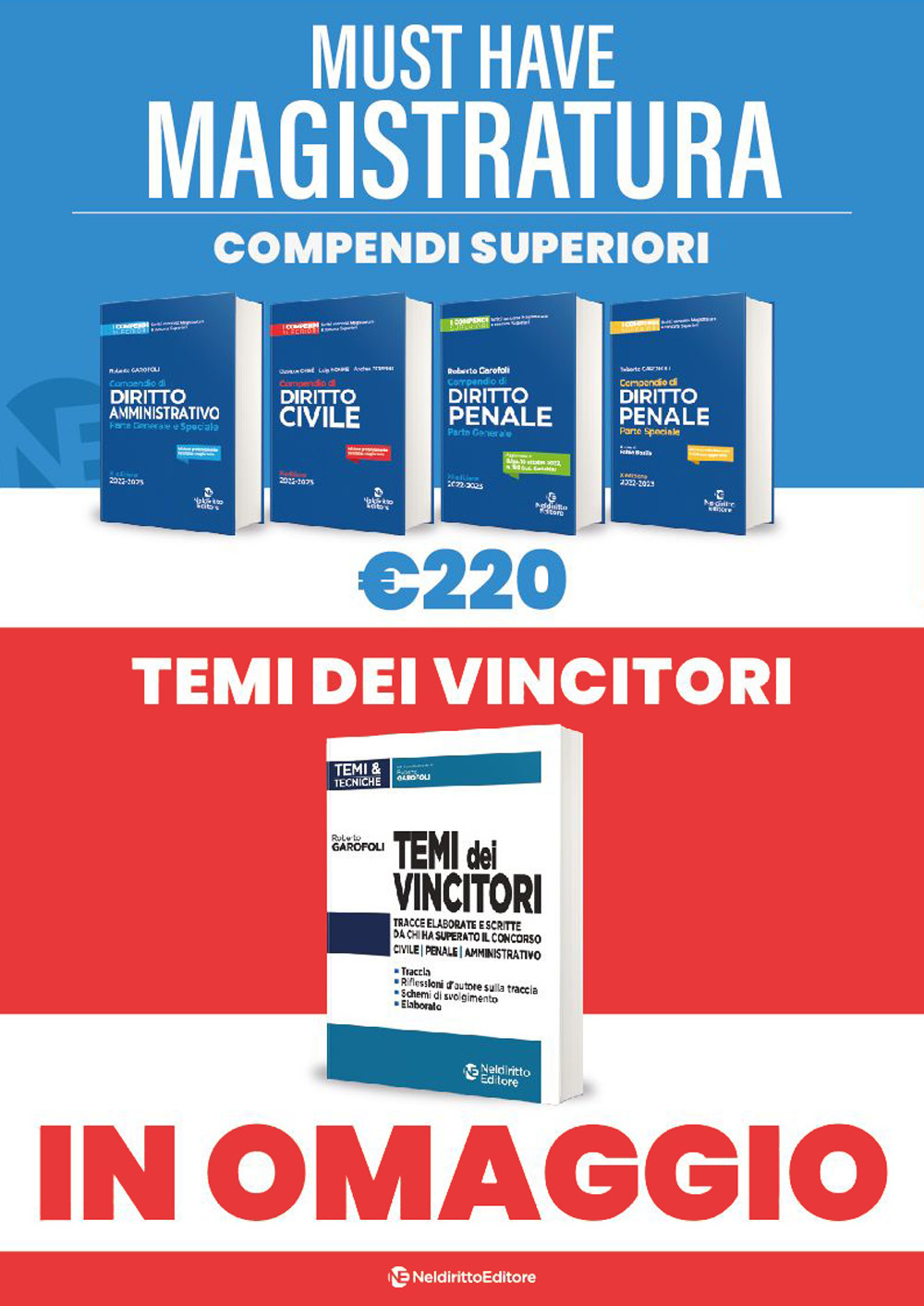 Must have magistratura: Kit 4 compendi superiori-Temi dei vincitori