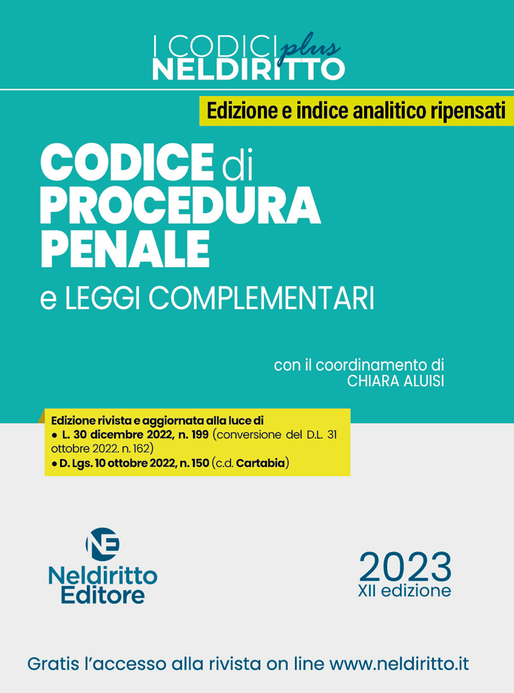 Codice di procedura penale e leggi complementari