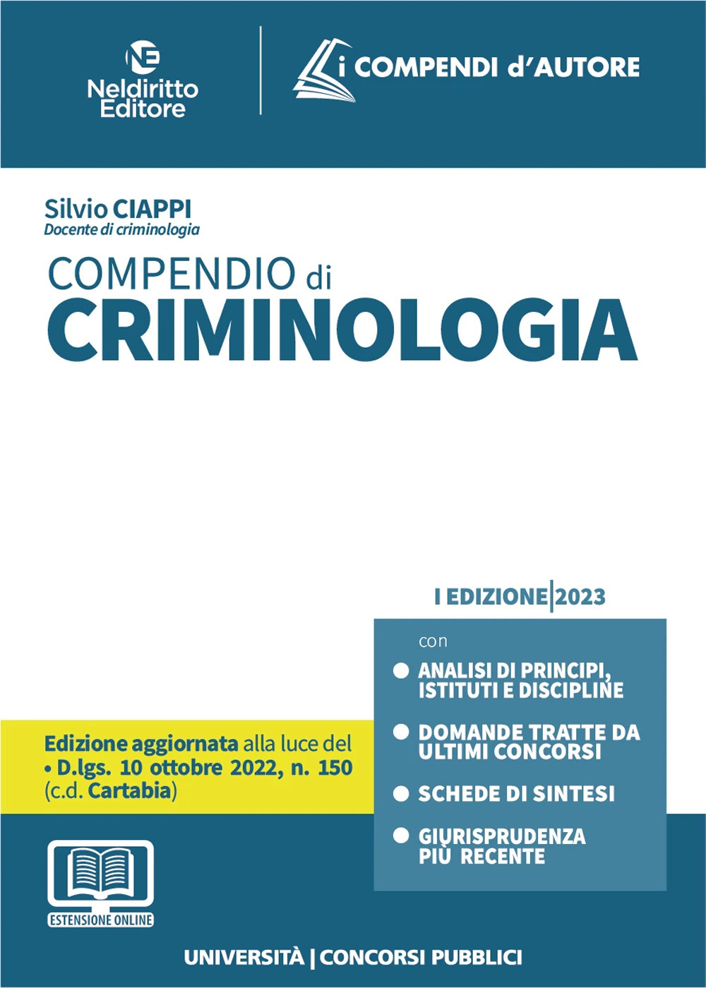 Compendio di criminologia. Con espansione online