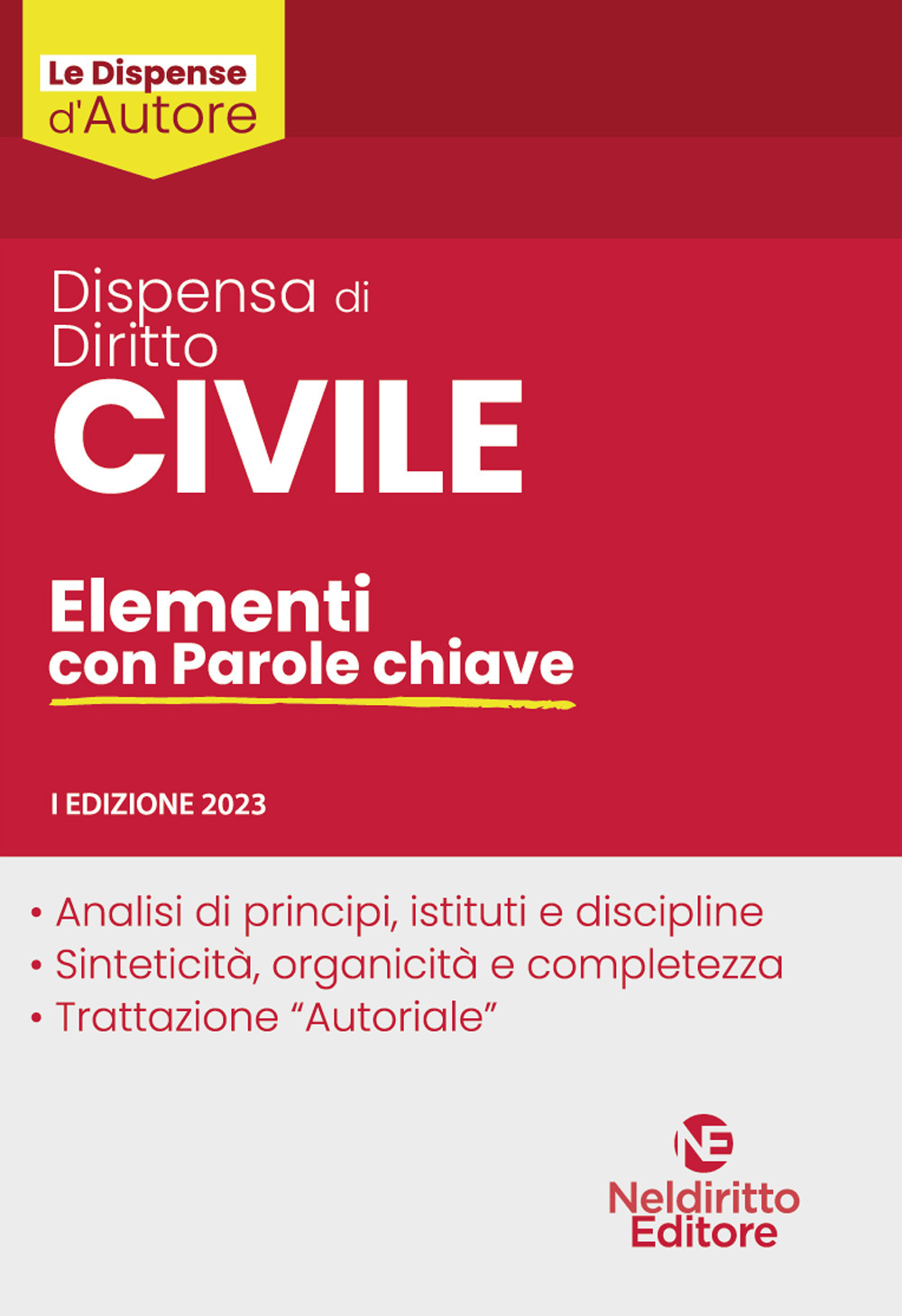 Dispensa di diritto civile (diritto privato). Elementi con parole chiave