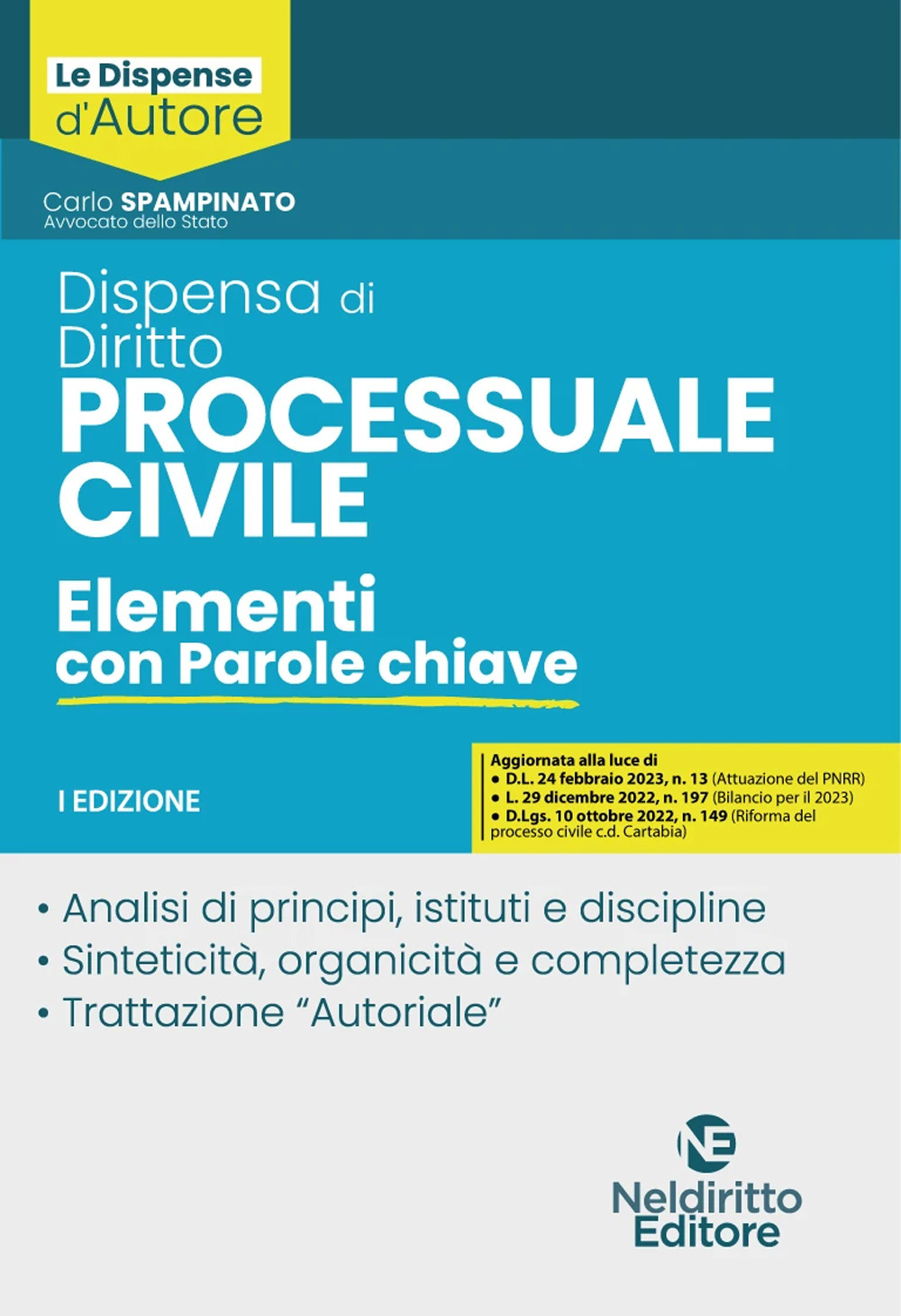 Dispensa di diritto processuale civile. Elementi con parole chiave