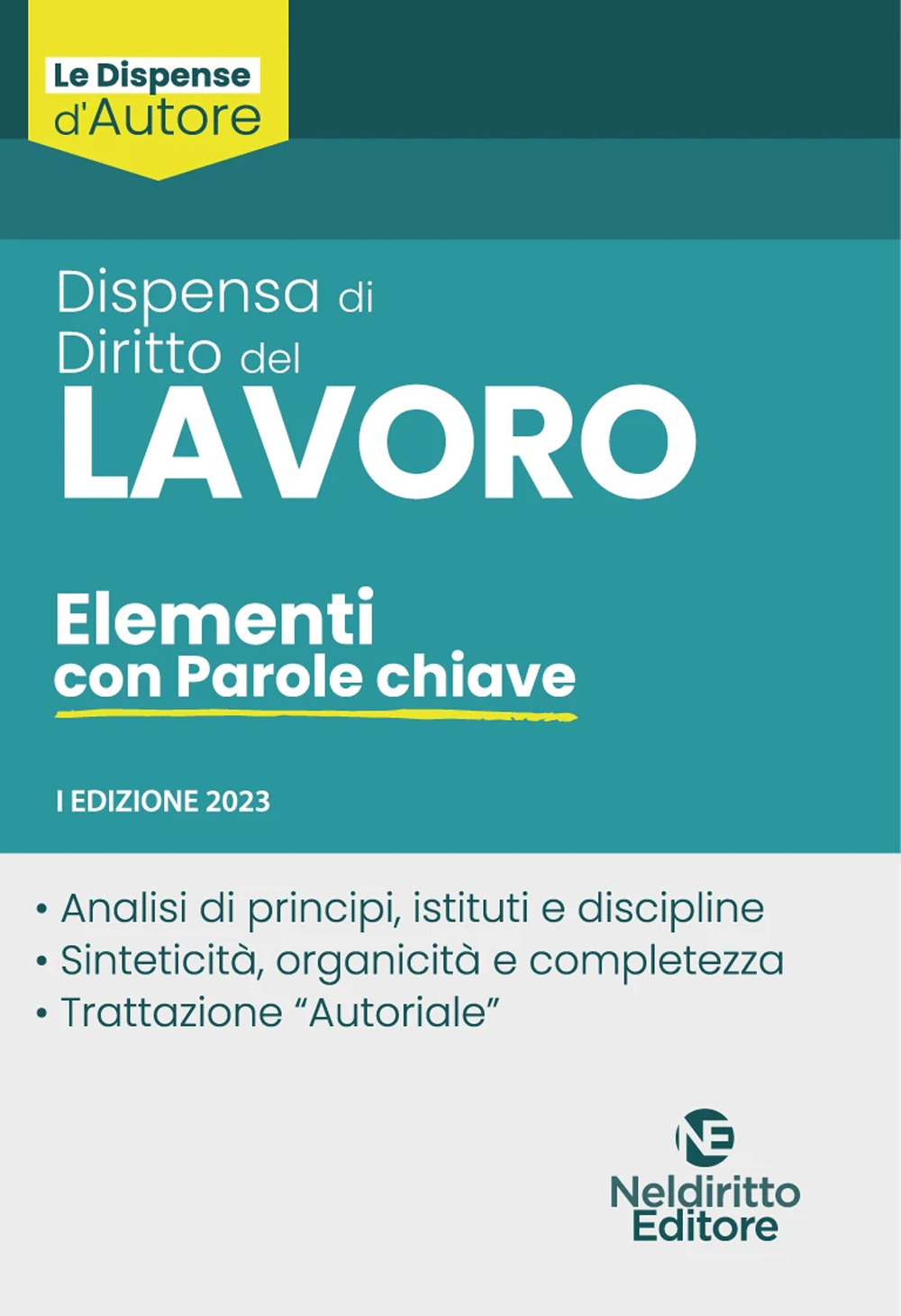 Dispensa di diritto del lavoro. Elementi con parole chiave