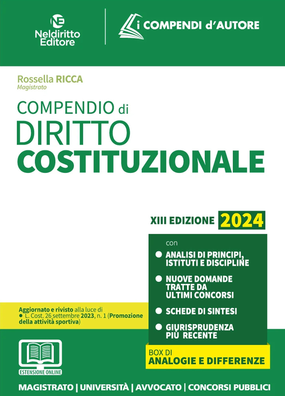 Compendio di diritto costituzionale. Con espansione online