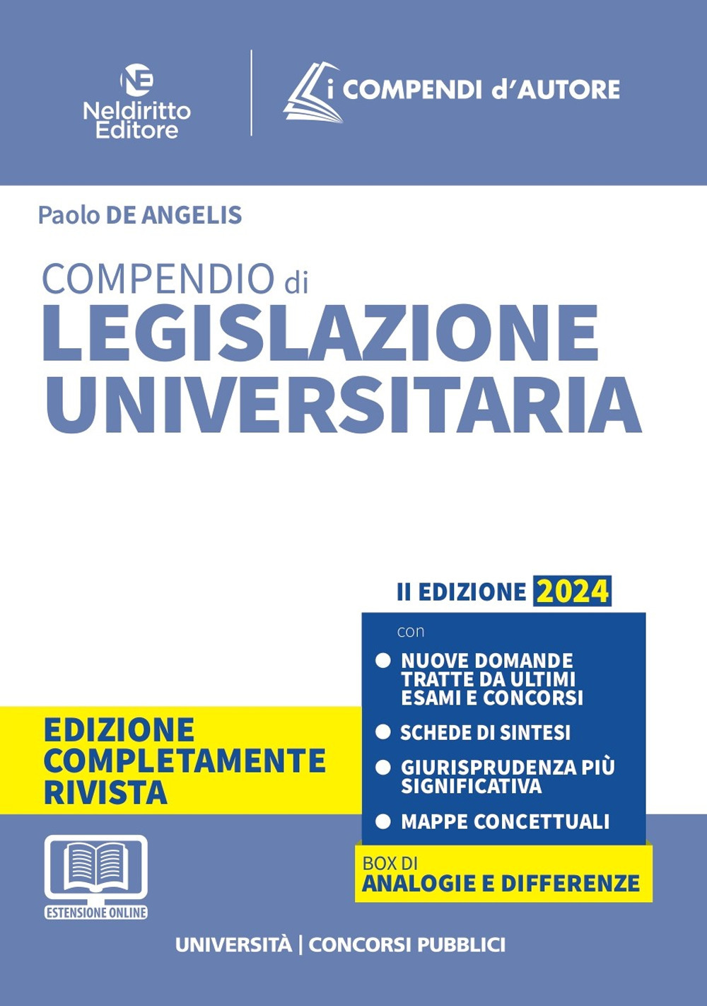 Compendio di legislazione universitaria 2024