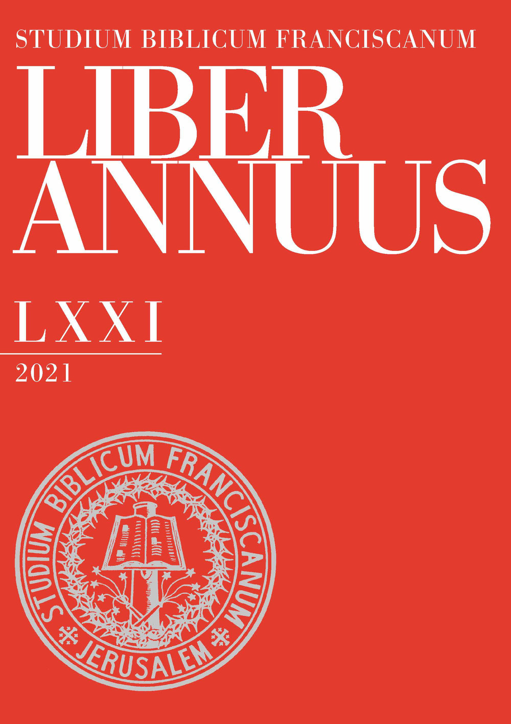 Liber annuus 2021. Ediz. multilingue