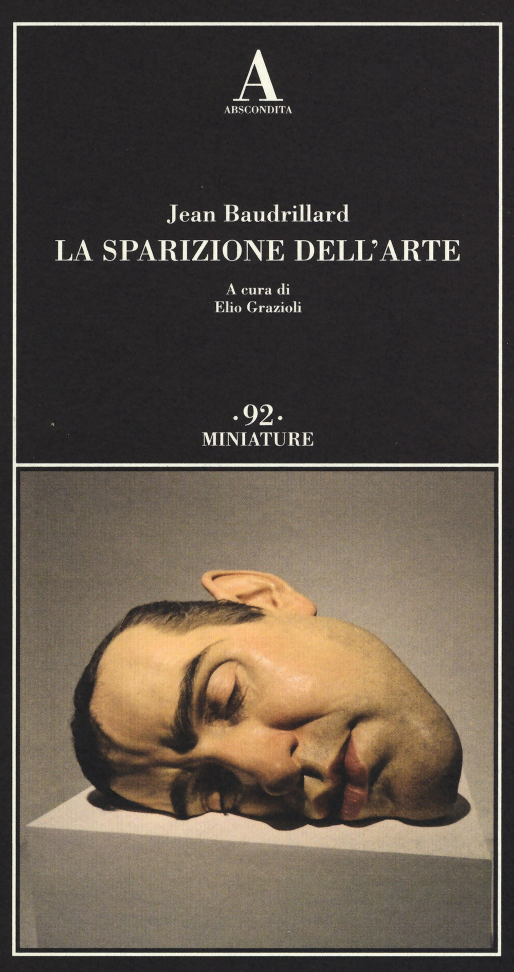 La sparizione dell'arte