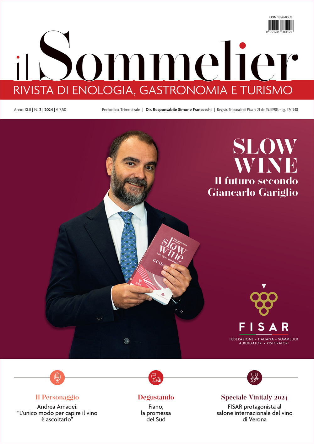 Il sommelier. Rivista di enologia, gastronomia e turismo (2024). Vol. 2