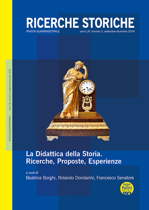 Ricerche storiche (2024). Vol. 3: Settembre-dicembre. «La didattica della storia. Ricerche, proposte, esperienze»
