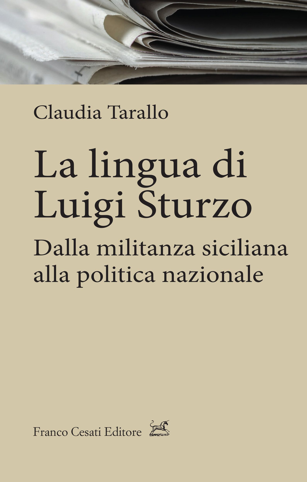 La lingua di Luigi Sturzo. Dalla militanza siciliana alla politica nazionale